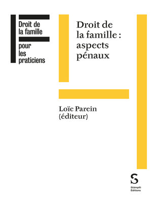 cover image of Droit de la famille